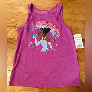 Disney Princess and the frog tank top